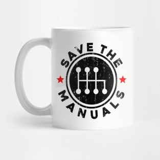 Save The Manuals - Classic Cars Gift Mug